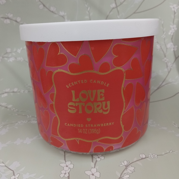 Other - Love Story Strawberry Scented Candle